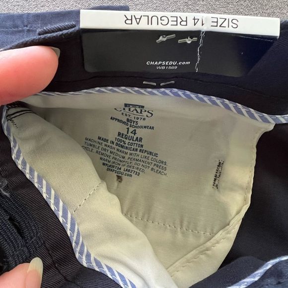 NWT Boys Chaps Dress Pants Size 14 - Picture 2 of 3